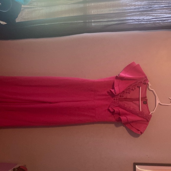 Hot pink jumpsuit - Picture 2 of 2